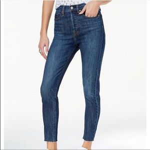 Levi’s Wedgie Skinny Raw Hem Denim